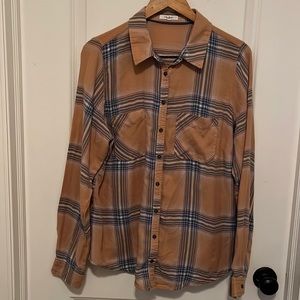 Maurices - Thin button up shirt, Size 0/14, worn once, no flaws, smoke free home
